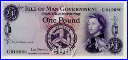 1970 Isle of Man £1 One Pound Banknote signed P. H. G. Stallard P25b UNC
