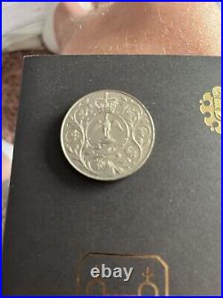 1977 Queen Elizabeth II Silver Jubilee Commemorative Crown Coin