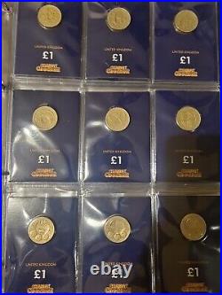 1983/2015 £1 Change Checker The Great One Pound Coin Race complete collection