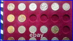 1983-2016 Round Pound £1 Coin Set Of 25 Coins Plus Another 18 Coins Lots Bunc