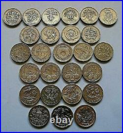 1983-2016 UK ROUND POUND £1 COINS & SETS, choose your coins/sets