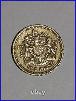 1983 One Pound £1 Coin Royal Coat of Arms -First Mintage Year replaced £1 note