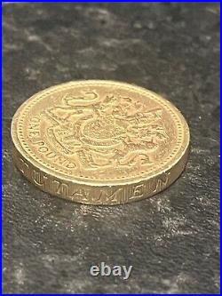 1983 One Pound Coin £1 Rare Collectable Edge Lettering Upside Down