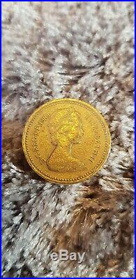 1983 Royal Arms Crest £1 Pound Coin Old Style (One Pound) Coin Hunt