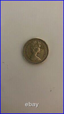 1983, Royal Arms Of Coats £1 Coin Uncirculated Pound Coin, Under Queen Elizabeth