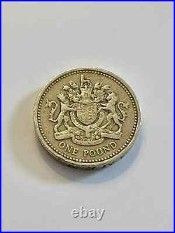 1983 Royal Arms One Pound Coin Old Style (£1)