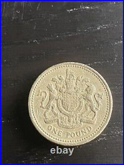 1983 Royal Arms One Pound Coin Old Style (£1) EXTREMELY RARE- Wriring edges