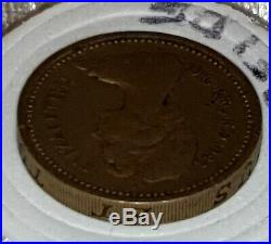1983 Royal Arms One Pound Coin Rare Error DECUS ET TUTAMENis upside down