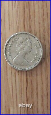 1984 One Pound Coin £ 1 Rare Collectable