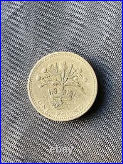 1984 rare £1 coin NEMO ME IMPUNE LACESSIT
