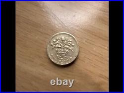1984 rare 1 pound coin NEMO ME IMPUNE LACESSIT