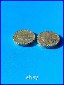 1985 1 pound coin upside down PLEIDIOL WYF I'M GWLAD
