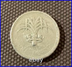 1985 UK UNC WELSH LEEK £1 ONE POUND COIN Circulated