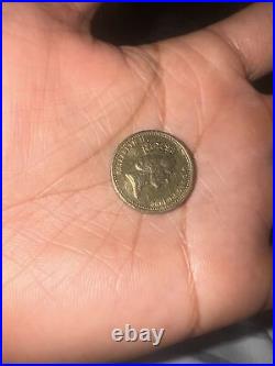 1992 £1 One Pound Coin English Oak