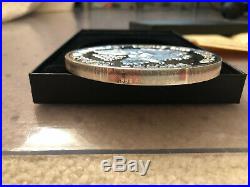 1993.999 Fine Silver Giant One Troy Pound Silver Eagle Medallion