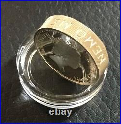 1994 -1997 Royal Mint Silver Proof PIEDFORT £1 Coins Double Thick 19g EACH + COA