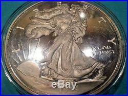 1994 One Half Pound Fine Silver. 999 Walking Liberty 8 Troy Oz