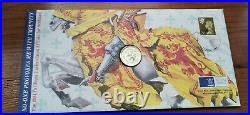 1994 Rare ROYAL MINT £1 One Pound Rampant Lion Numismatic Coin Cover PNC no3790