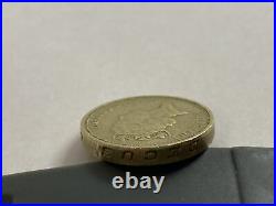 1996 Celtic Cross £1 One Pound Coin Mint Error Upside Down DECUS ET TUTAMEN C4