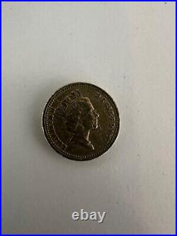 1997 BUNC £1 3 Three Lions One Pound Coin Brilliant Rare Uncirculated