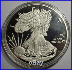 1997 Giant One Pound Eagle 16 troy oz. 999 fine silver medallion