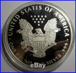 1997 Giant One Pound Eagle 16 troy oz. 999 fine silver medallion
