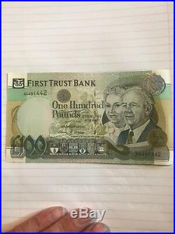 1998 FIRST TRUST BANK (Northern Ireland) (£100.00) One Hundred Pounds Note