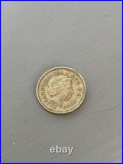 1998 Old £1 One Pound Coin Welsh Dragon Pound Coin Elizabeth II
