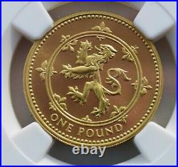 1999 Pound £1 Scottish Lion NGC MS69 Great Britain UK Coin