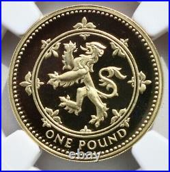 1999 Pound £1 Scottish Lion NGC PF70 Great Britain UK Coin