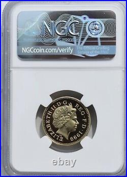 1999 Pound £1 Scottish Lion NGC PF70 Great Britain UK Coin