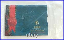 1999 Royal Mint Scottish Rampant Lion £1 One Pound Coin Pack Sealed Uncirculated