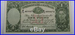 1st Prefix TRIO 1952 George VI One Pound in uncirculated condition. Investment