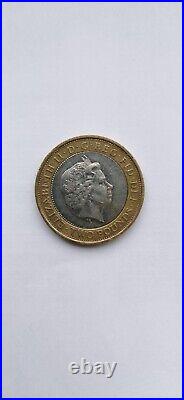 2 Pound Coin 1807 Slavery 1 of 2 Possible Errors RARE CIRCULATED 2007 Coin