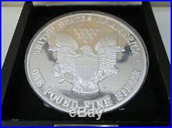 2000 Proof Silver Eagle ONE TROY POUND. 999 Fine Silver 12 TROY OZ