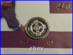 2001 Celtic Cross 1 Pound Commemorative Coin Covers Diana 40th Anniversary 1961