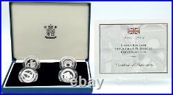 2004 2007 Piedfort £1 One Pound Proof Bridges Coin Set Royal Mint BOX + COA