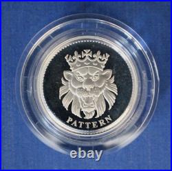 2004 Silver Proof Pattern £1 coin Set Queen's Beasts in Case with COA