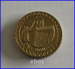 2005 £1 The Royal Mint Menai Bridge Round One Pound Coin
