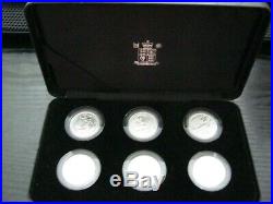 2007 Britannia Silver-Proof Six Coin One Pound Collection (Boxed)