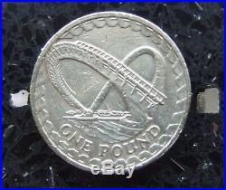 2007 One Pound Coin £1 Error Millennium Bridge James Bond 007 Mule Fake