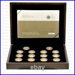 2008 £1 One Pound Coin 25th Anniversary Gold Proof Collection VERY LOW MINTAGE