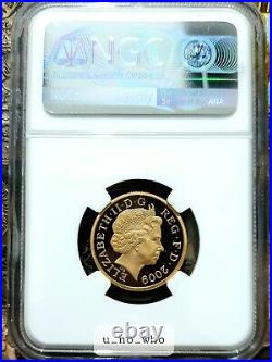 2009 Royal Mint UK Gold Proof Shield of Arms £1 One Pound NGC PF70 19.619g 22ct
