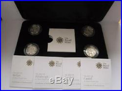 2010 2011 silver proof Capital Cities £1 One Pound set cased + COA FREE UK pp