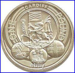 2011 Capital Cities of the UK Cardiff £1 One Pound Proof Coin