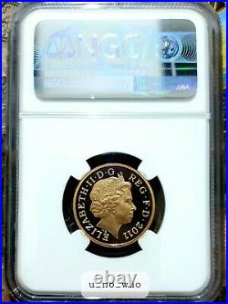 2011 Royal Mint UK Gold Proof Cardiff City £1 One Pound NGC PF69 19.619g 22ct