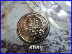 2011 SET of CITIES £1 COIN COVERS EDINBURGH CARDIFF BELFAST LONDON ONE POUND