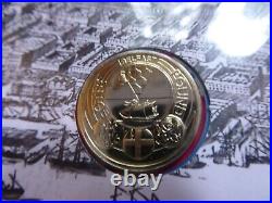 2011 SET of CITIES £1 COIN COVERS EDINBURGH CARDIFF BELFAST LONDON ONE POUND