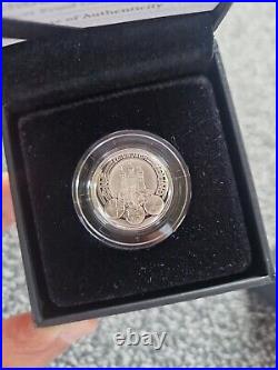 2011 Silver proof one pound £1 coin 9.5g Edinburgh Cities