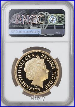 2012 Royal Mint Diamond Jubilee Gold Proof Five Pounds £5 NGC PF70